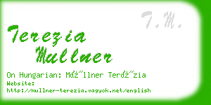 terezia mullner business card